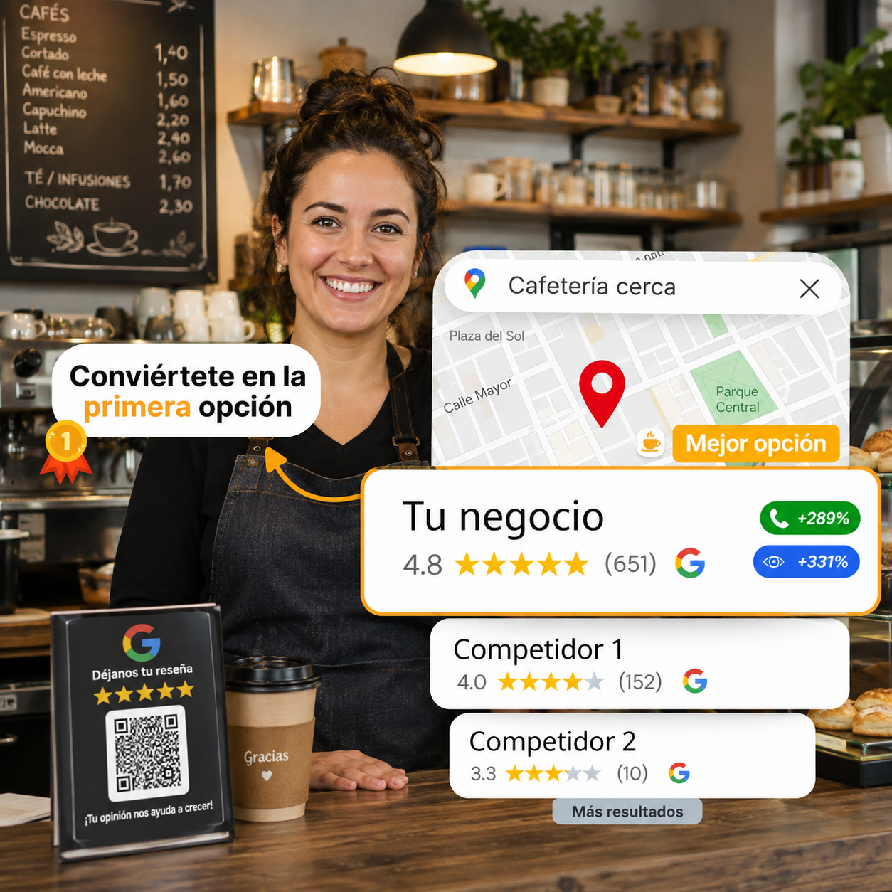 Importancia de las reseñas de Google para negocios locales